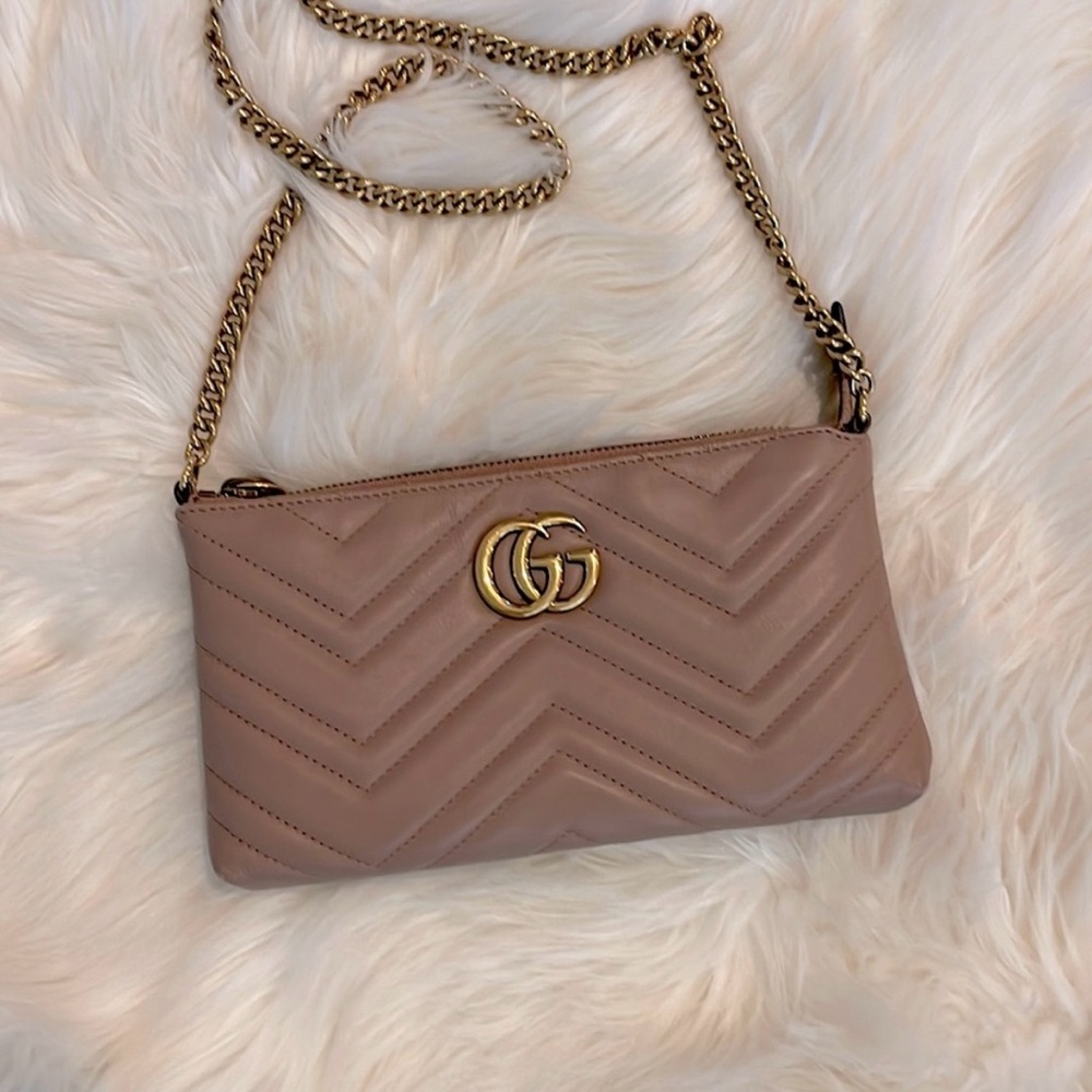 Gucci GG Marmont Chain Wallet Mini Bag